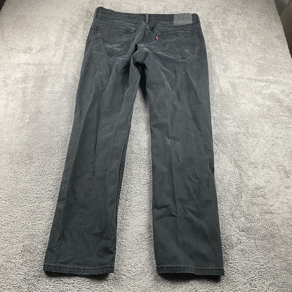 Levis 541 Athletic Taper Jeans Mens 33x29 Black Low Rise - Picture 10 of 14